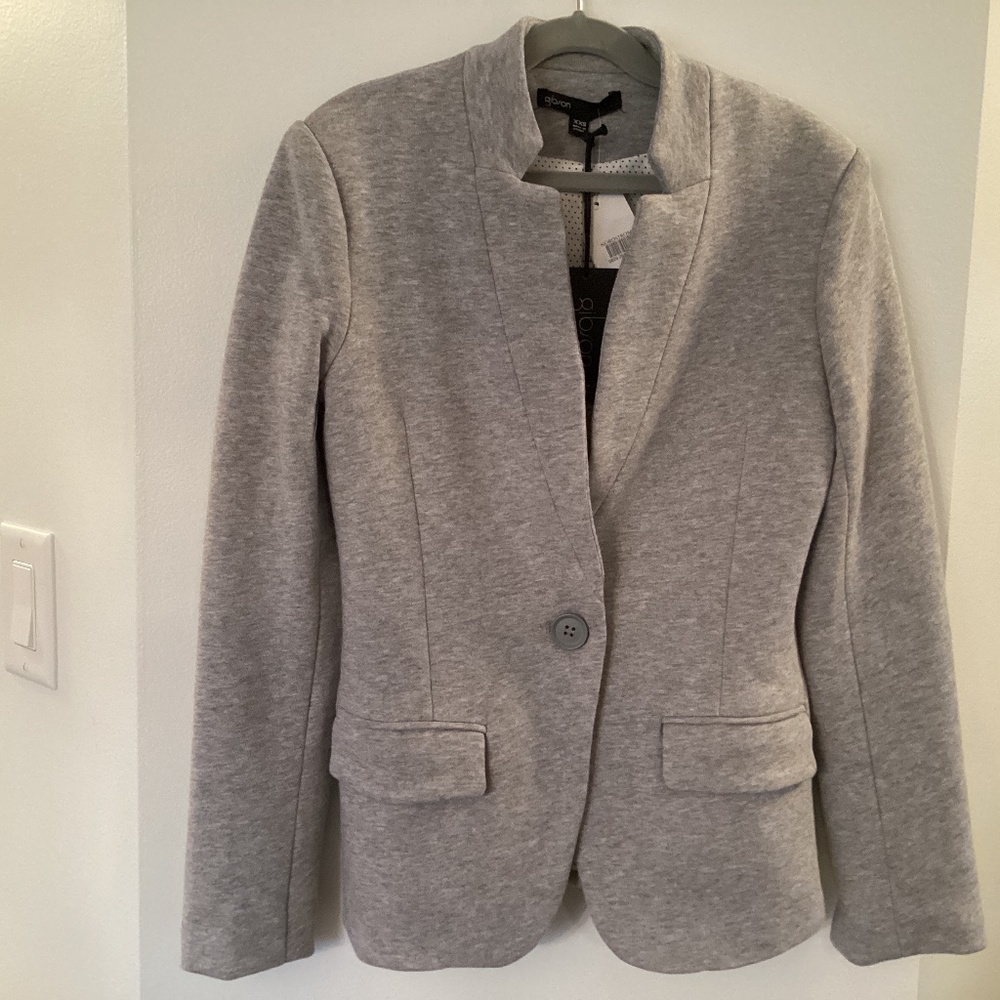 Gibson Jersey Knit Gray Blazer